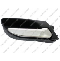 Manecilla Interior Trasera Derecha  Con Palanca Cromada-Escudo Negro Bmw Serie 3 - E46 1998-&gt;2001