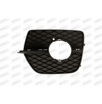 Rejilla Izq Paragolpes Negro Con Agujero Antiniebla Con Agujeros Para Moldura