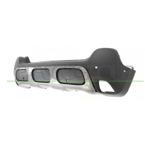 PARAGOLPES TRASERO-IMPRIMADO-WITH MOLDING-CON AGUJERO SENSORES APARCAMIENTO-CON ASISTENTE DE APARCAMIENTO+SOPORTES