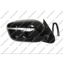 Retrovisor Derecho Electrico-Negro-Termico-Con Piloto-Convexo/Cromado