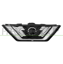 REJILLA NEGRA CON MOLDURA CROMADA MOD. 02/2018&gt;