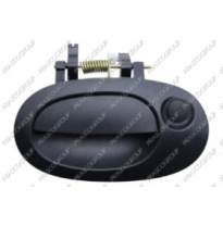 Maneta Exterior Porton Trasero-Sin Agujero Llave-Negra Nissan Kubistar 2003-&gt;