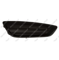 Rejilla Derecha Parachoques-Granulada-Negra Sin Agujeros Antiniebla - Modelo Plus