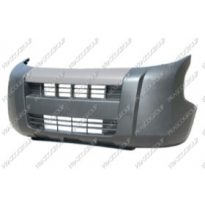 Paragolpes Delantero Negrocon Banda Superior Plata Fiorino 07&gt; Modelo Furgoneta