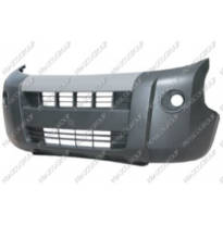 Paragolpes Delantero Negro Con Agujeros Antiniebla - Banda Superior Plata Fiorino 07&gt; Furgoneta