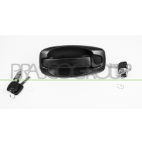 MANETA EXTERIOR DELANTERA IZQUIERDA NEGRA-CON AGUJERO LLAVE-JUEGO DE LLAVES