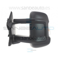 Retrovisor Izquierdo-Electrico-Negro-Termico-Con Piloto-Brazo Largo-Convexo/Cromado