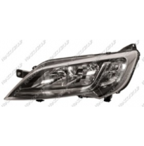 Optica Izquierda H7+h7 Electrica-Con Motor-Negro