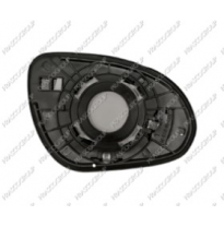 Cristal + Soporte Izq Convexo Cromado  I30 07&gt;