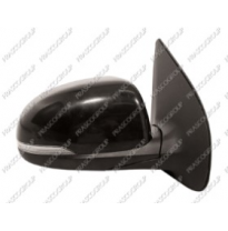 Espejo Derecho Electrico Negro Con Piloto Abatible Electricamente Convexo/Cromado