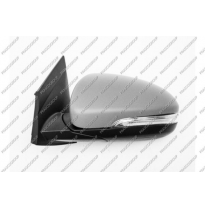 Retrovisor Izquierdo-Electrico-Imprimado-Con Piloto-Convexo/Cromado