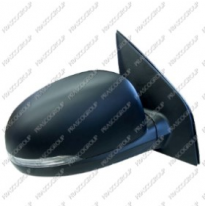 Espejo Derecho Electrico-Negro-Termico-Con Piloto-Convexo/Cromado