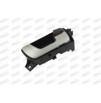 Manecilla Interior Delantera/Trasera Derecha-Con Palanca Plata-Boton Cierre Negro