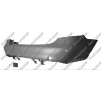 Paragolpes Trasero-Imprimado-Con Agujeros Moldura Y Sensor