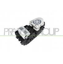 Interruptor Elevalunas Blanco/Plata -2 Interruptores Elevalunas Puerta Delantera Izda-Sin Funcion Espejos Abatibles 3 Pines (Cou