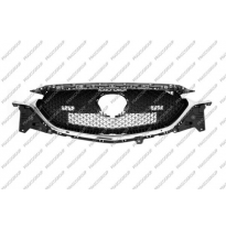 Rejilla Negra Con Moldura Cromada