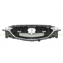 REJILLA NEGRA/BRILLANTE CON MOLDURA CROMADA