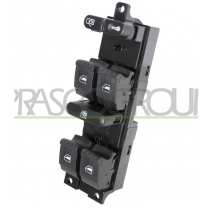 PANEL DE BOTONES NEGRO-4 INTERRUPTORES-ELEVALUNAS PORTA DELANTERA IZQUIERDA-10 PINES