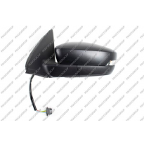 Retrovisor Izquierdo-Electrico-Negro-Calefactado-Con Piloto-Convexo/Cromado