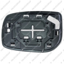 Cristal + Soporte Dch Convexo Cromado Yaris 06&gt;