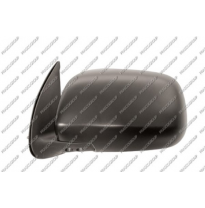 Retrovisor Izquierdo-Manual-Negro-Convexo/Cromado