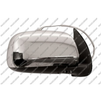 Retrovisor Derecho Electrico-Negro-Convexo/Cromado Con Carcasa Cromada