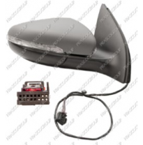 Espejo Dcho -Electrico .-Termico .-Abatible .-Para Pintar Conector De -11 Pines Volkswagen Golf 2008-&gt;
