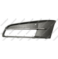 Rejilla Izquierda Paragolpes-Negra-Con Agujeros Antiniebla Con Perfil Cromado Volkswagen Sharan 2010-&gt;