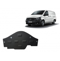 Cubre carter de Acero para Mercedes Vito W447, 4x2, 1.6 D Año: 2014 - 2025 Grosor: &quot;2.5&quot;mm 4x2, 1.6 D