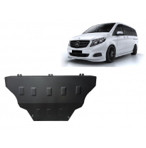 Cubre carter de Acero para Mercedes Viano W447, 4x2, 1.6 D Año: 2014 - 2025 Grosor: &quot;2.5&quot;mm 4x2, 1.6 D