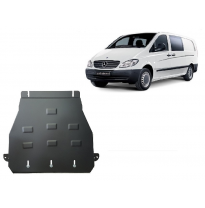 Protector de Acero para caja de cambios de Mercedes Vito W639 - 2.2 D 4x2 Año: 2003 - 2014 Grosor: &quot;2&quot;mm 2,2 D, 3,0 D 4x2