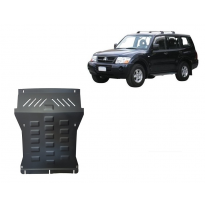 Cubre carter de Acero para el motor y el radiador del Mitsubishi Pajero 3 (V60, V70) Versión 2.0 Año: 1999 - 2007 Grosor: &quot;3&quot;mm