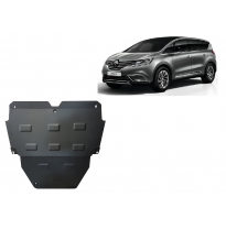 Cubre carter de Acero para Renault Espace 5 Año: 2015 - 2025 Grosor: &quot;2&quot;mm Todas las motorizaciones