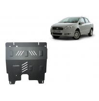 Cubre carter de Acero para Fiat Linea Año: 2007 - 2018 Grosor: &quot;2&quot;mm Todas las motorizaciones
