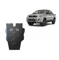 Caja de cambios de Acero y placa protectora del filtro de partículas para Toyota Hilux Año: 2004 - 2015 Grosor: &quot;3&quot;mm Todas las