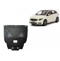Cubre carter de Acero para Mercedes Clase B W246 Año: 2011 - 2019 Grosor: &quot;2&quot;mm