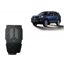 Protector de Acero para caja de cambios y el diferencial del Kia Sorento Año: 2006 - 2009 Grosor: &quot;2&quot;mm Todas las motorizaciones