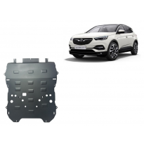 Cubre carter de Acero para Opel Grandland X Año: 2017 - 2025 Grosor: &quot;2&quot;mm Todas las motorizaciones