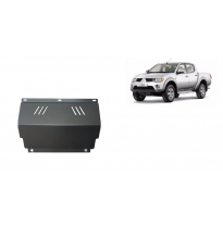 Placa de Acero para la protección del radiador del Mitsubishi L 200 Año: 2005 - 2015 Grosor: &quot;3&quot;mm Todas las motorizaciones
