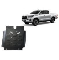 Protector de Acero para caja de cambios del Toyota Hilux Invincible Año: 2021 - 2025 Grosor: &quot;3&quot;mm Todas las motorizaciones