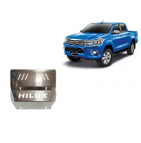 Protector de Aluminio para caja de cambios del Toyota Hilux Revo Año: 2016 - 2025 Grosor: &quot;4&quot;mm Todas las motorizaciones