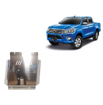 Protector de radiador de aluminio para Toyota Hilux Revo Año: 2016 - 2025 Grosor: &quot;4&quot;mm Todas las motorizaciones