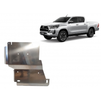Protector de diferencial de aluminio para Toyota Hilux Invincible Año: 2021 - 2025 Grosor: &quot;4&quot;mm Todas las motorizaciones