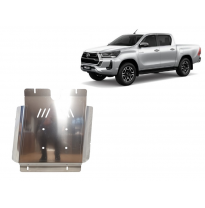 Protector de Aluminio para caja de cambios del Toyota Hilux Invincible Año: 2021 - 2025 Grosor: &quot;4&quot;mm Todas las motorizaciones