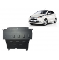 Cubre carter de Acero para Toyota Aygo AB40 Año: 2014 - 2022 Grosor: &quot;2&quot;mm Todas las motorizaciones