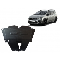 Cubre carter de Acero para Dacia Jogger Año: 2021 - 2025 Grosor: "2"mm Todas las motorizaciones