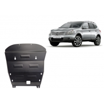 Cubre carter de Acero para Nissan Qashqai J10 Año: 2006 - 2013 Grosor: &quot;2&quot;mm Todas las motorizaciones