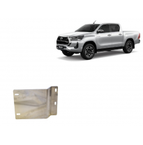 Cubre carter de Aluminio para el sensor DPF del Toyota Hilux Año: 2021 - 2025 Grosor: &quot;4&quot;mm Todas las motorizaciones