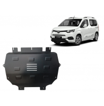 Cubre carter de Acero para Toyota Proace City Verso Año: 2019 - 2025 Grosor: &quot;2&quot;mm 1.2 gasolina, 1.5 diésel
