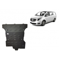Cubre carter de Acero para Mercedes Vito W447, 2.2 D, 4x4 Año: 2020 - 2025 Grosor: &quot;2.5&quot;mm 2.0, 2.2 D, 4x4